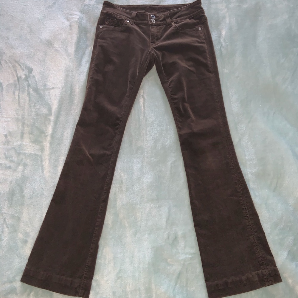 Miss Me Brown corduroy fit and flare